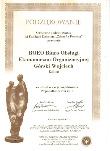 Doradca Podatkowy Wojciech Górski - BIURO OBSŁUGI EKONOMICZNO-ORGANIZACYJNEJ "BOEO"